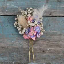 Pampas Boho Candy Blues Hair Pin