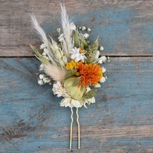 Pampas Prairie Amber Hair Pin