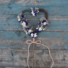 Provence Babys Breath Heart Wand