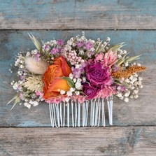 Sorbet Rose Garden Hair Comb