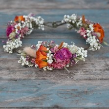 Sorbet Rose Garden Hair Crown