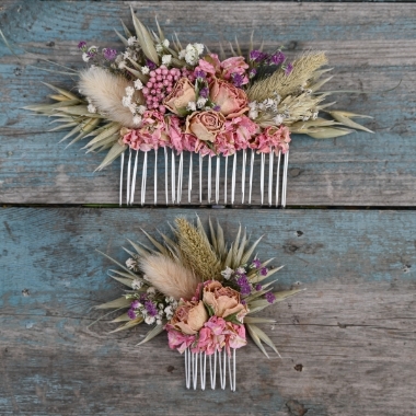 Wild Country Rose Pink Hair Comb