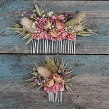 Wild Country Rose Pink Hair Comb