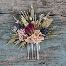 Wild Country Rose Romance Hair Comb