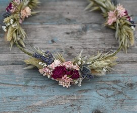 Wild Country Rose Romance Hair Crown