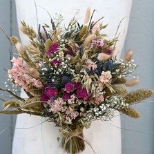 Wild Country Rose Romance Wedding Bouquet