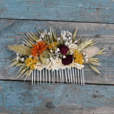 Wild Country Rose Sunset Hair Comb