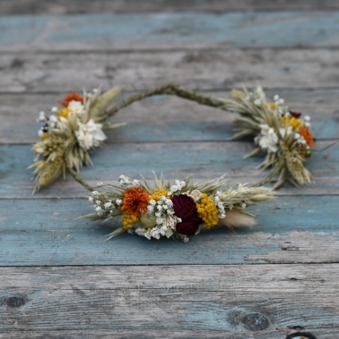 Wild Country Rose Sunset Hair Crown